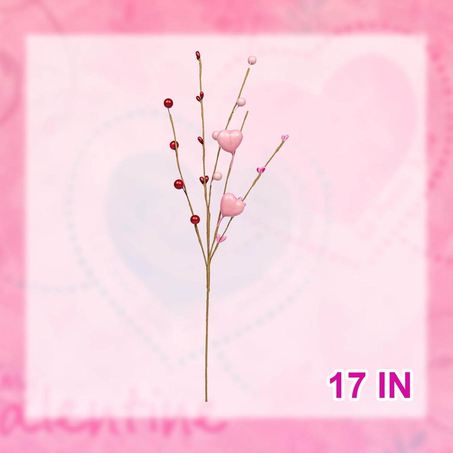 Heart Berry Stems Set