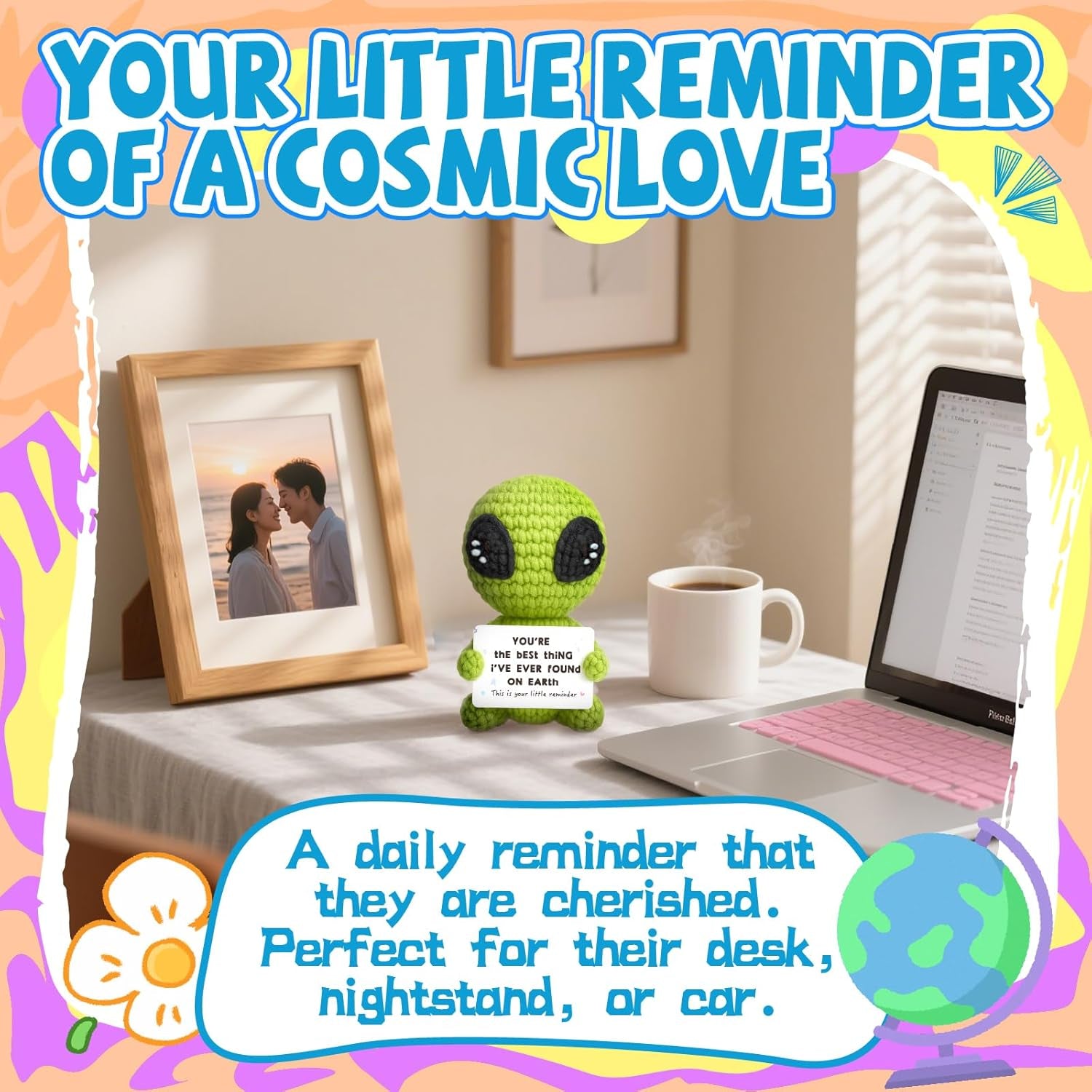 Unique Crochet Alien Gift 