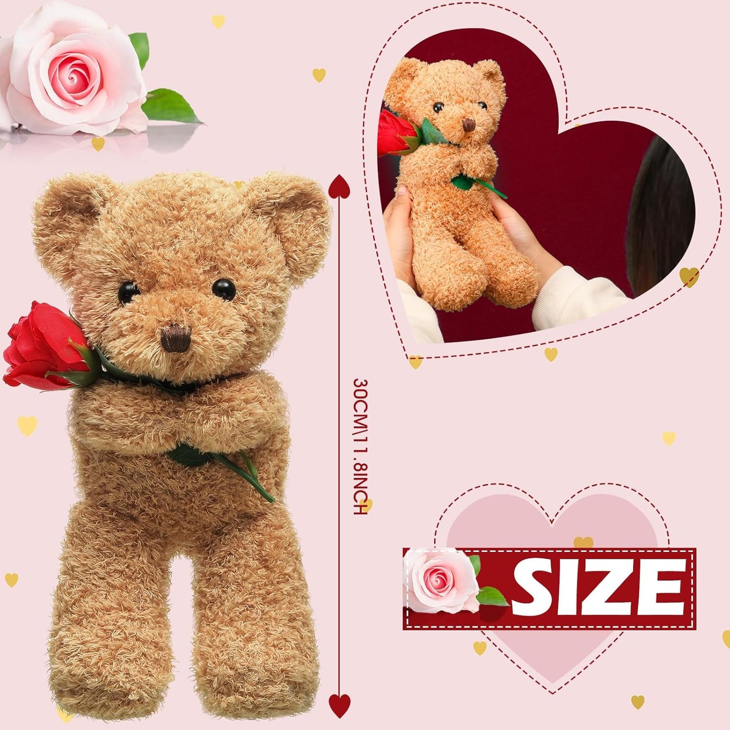 Huggable Bear with Flower