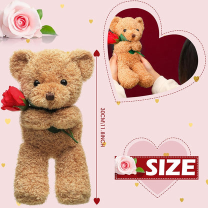 Huggable Bear with Flower