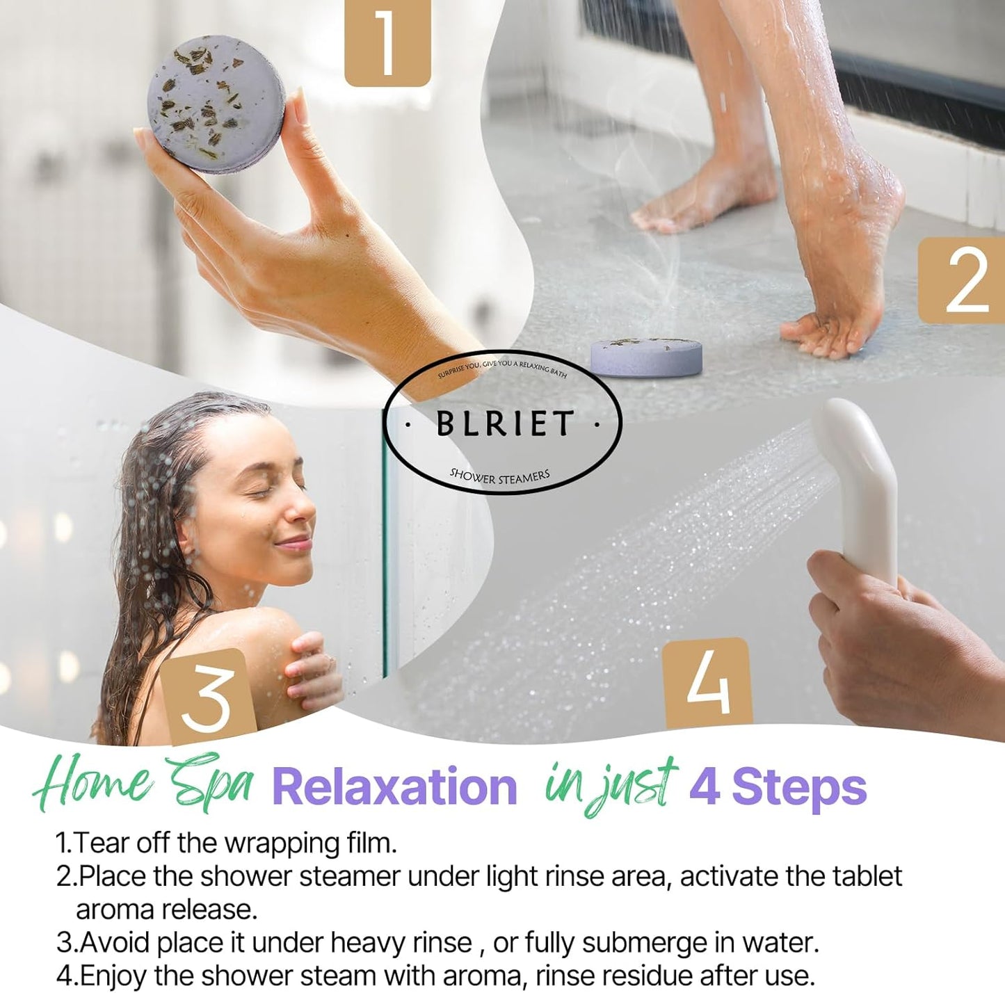 Shower Steamers Aromatherapy 8-Pack