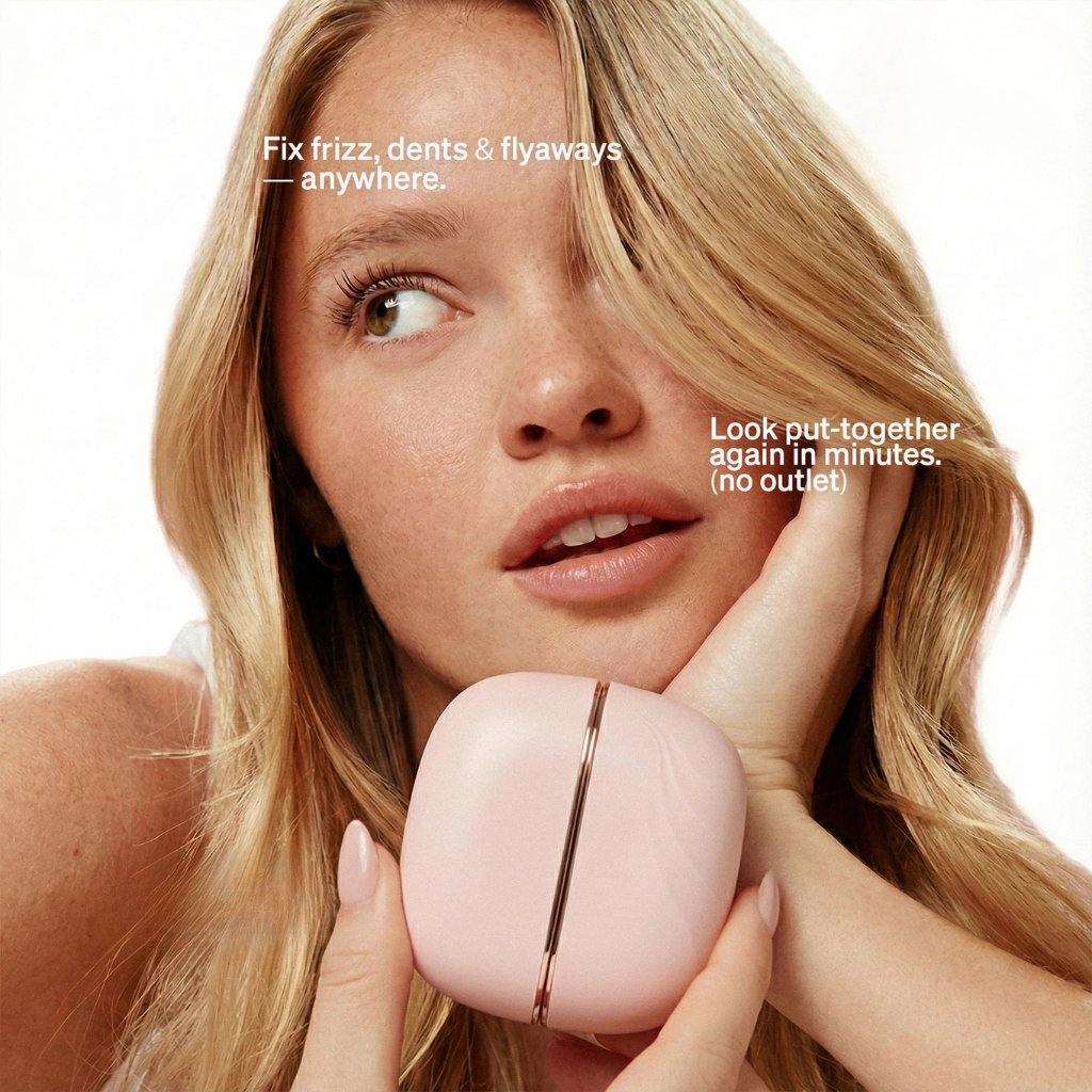 Portable Smart-Heat Hair Comb