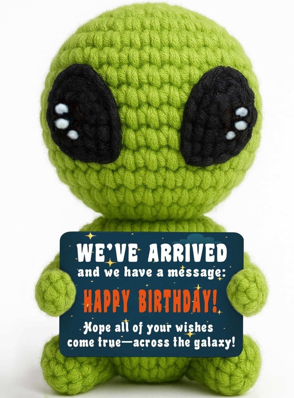 Unique Crochet Alien Gift 