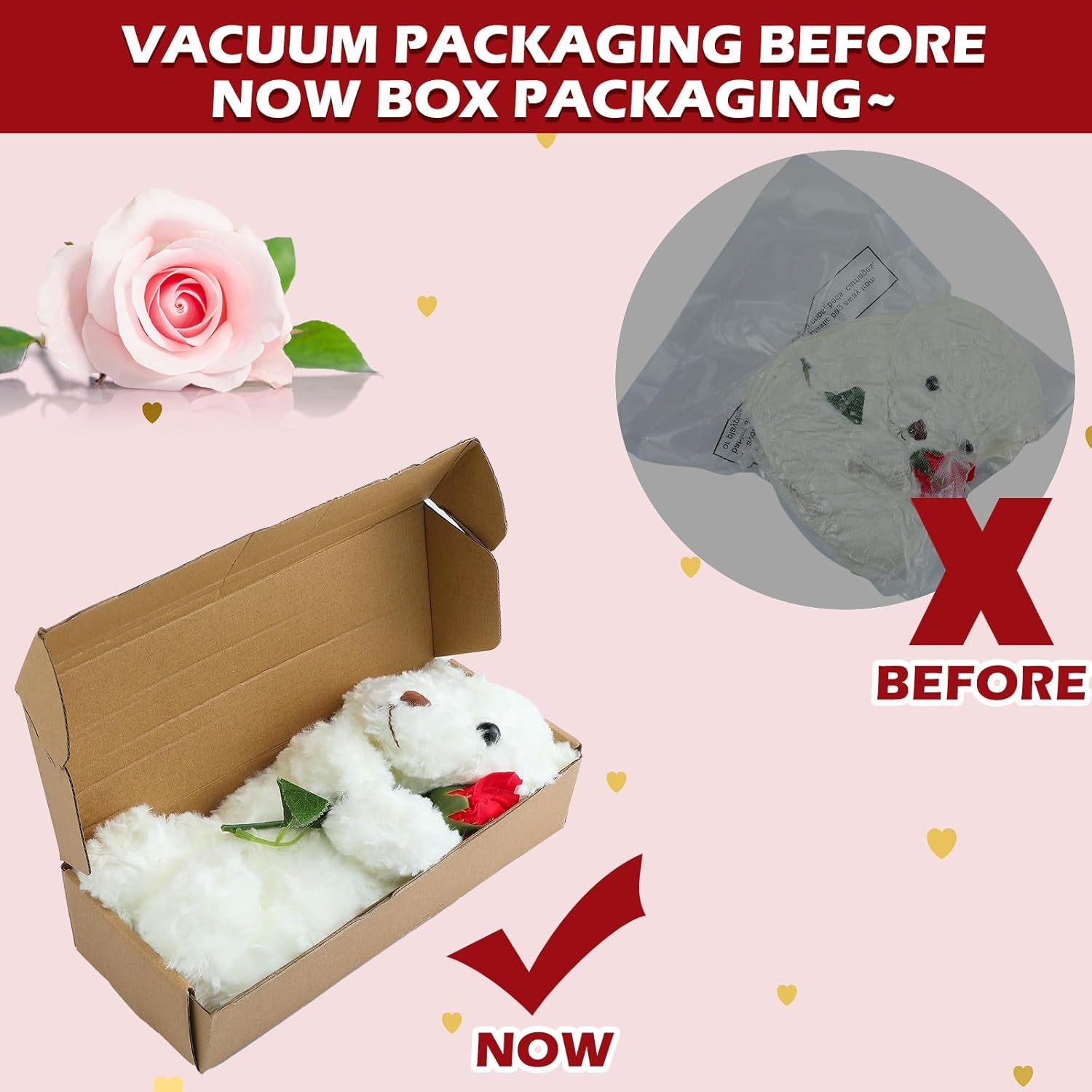 Huggable Bear with Flower