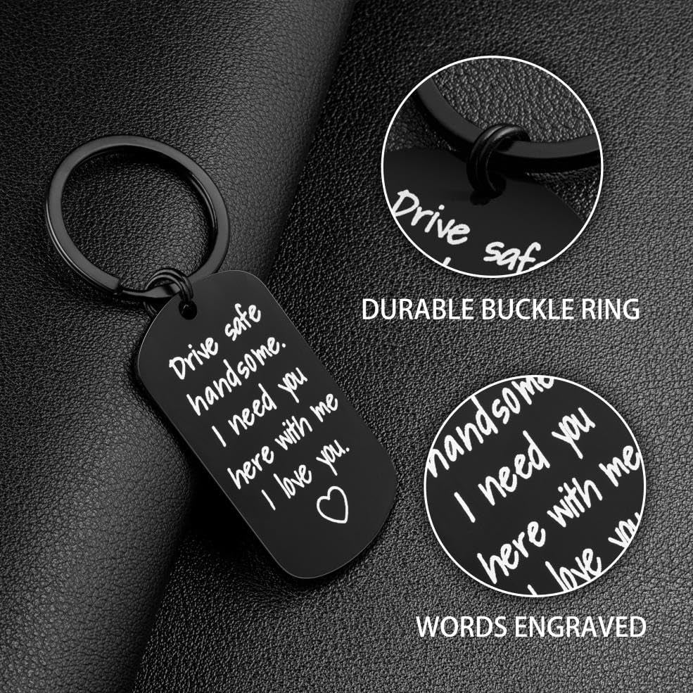 Drive Safe Keychain Gift