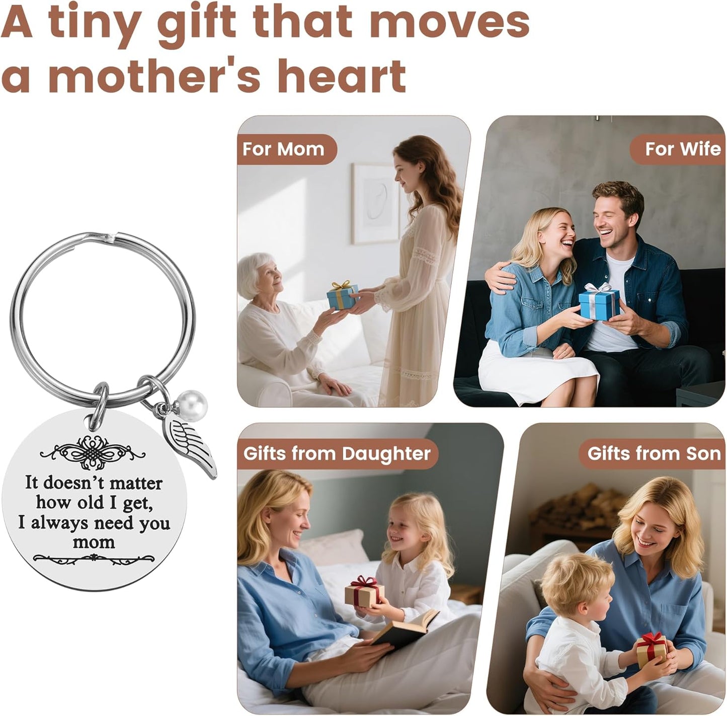 “Always Need You Mom” Keychain