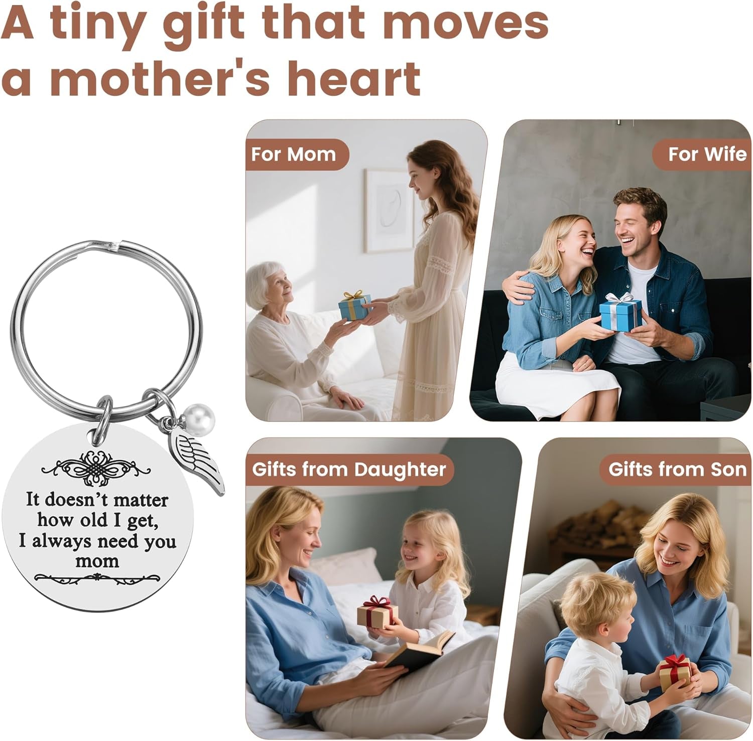 “Always Need You Mom” Keychain