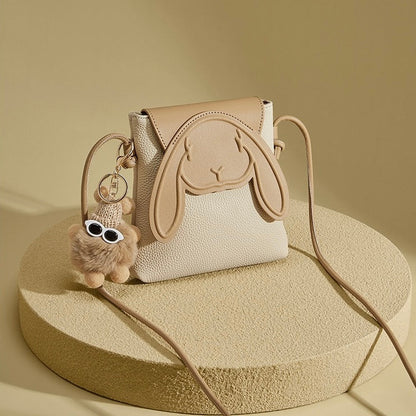 Bunny Leather Crossbody Bag