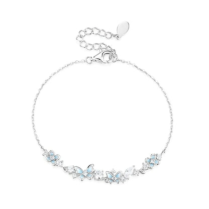 Twilight Bloom Butterfly Bracelet