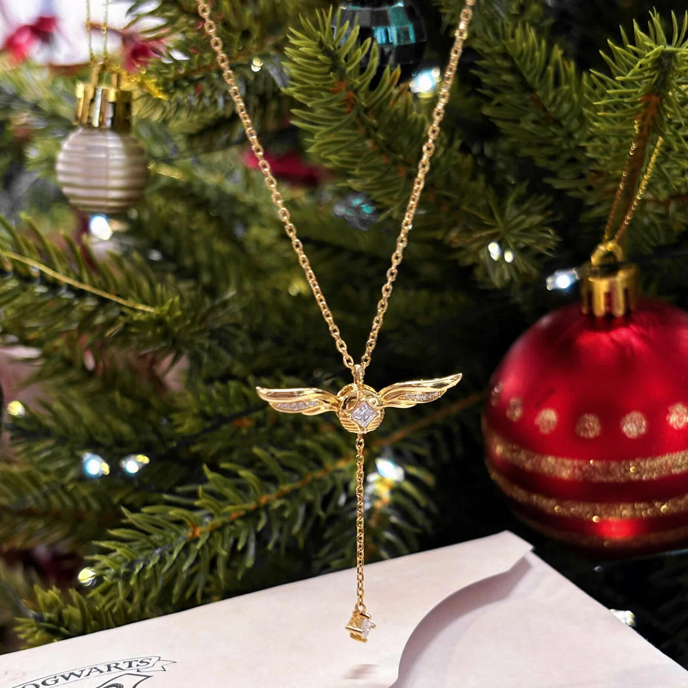 Golden Winged Necklace