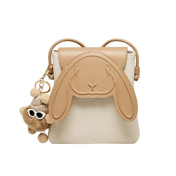Bunny Leather Crossbody Bag