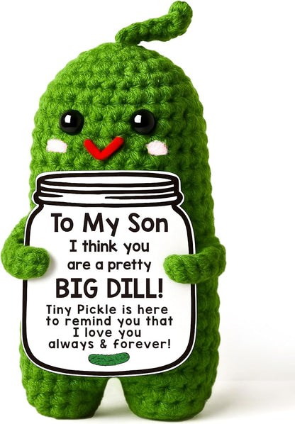 Cute Crochet Pickle Love Gift