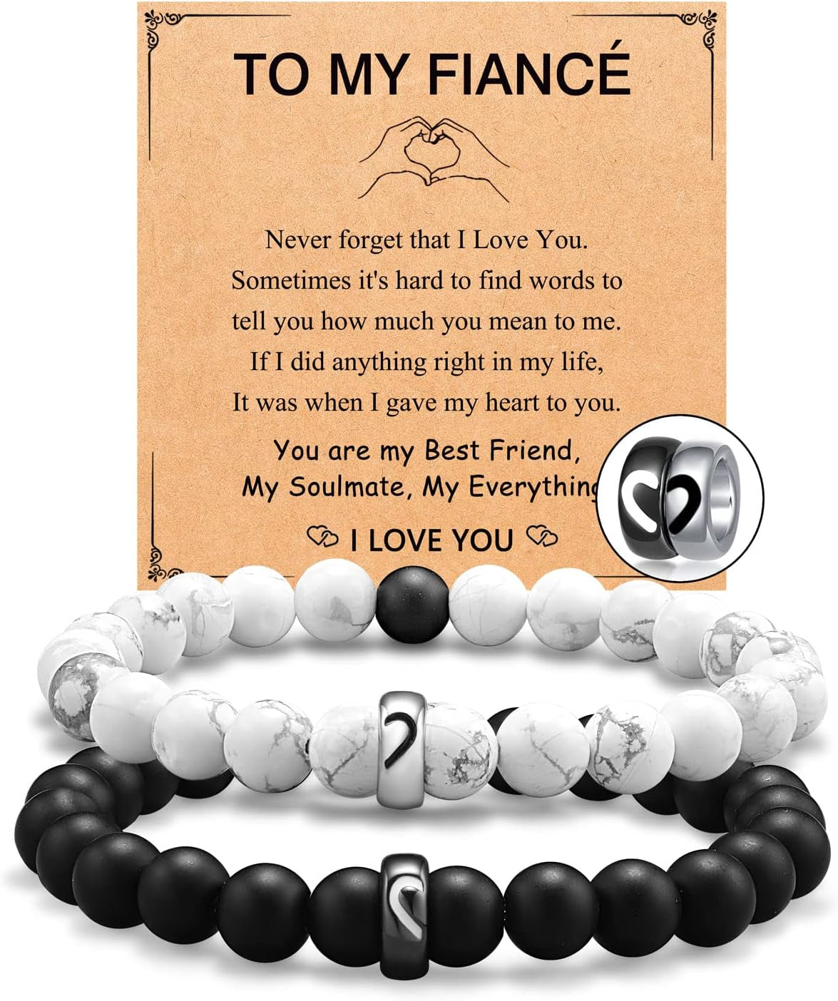 Matching Couple Ring Bracelets 