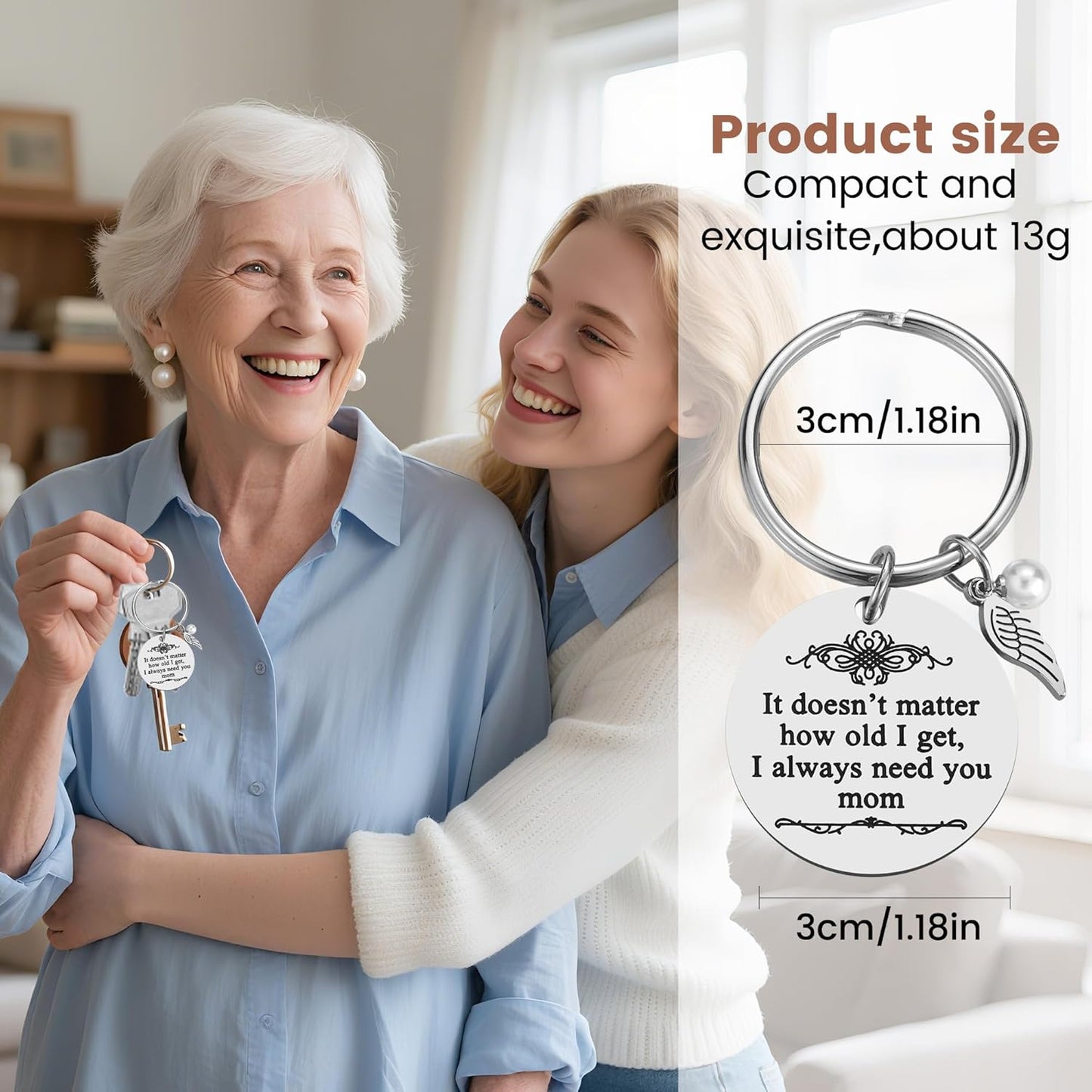 “Always Need You Mom” Keychain