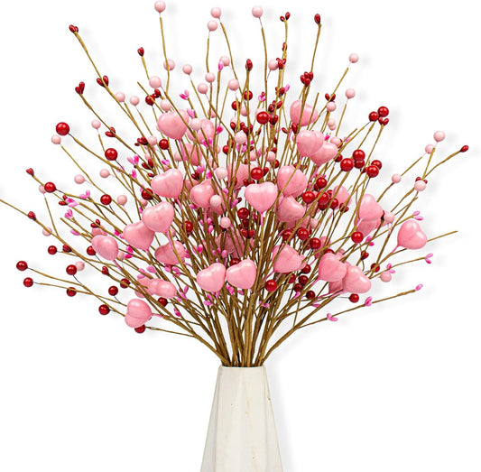 Heart Berry Stems Set