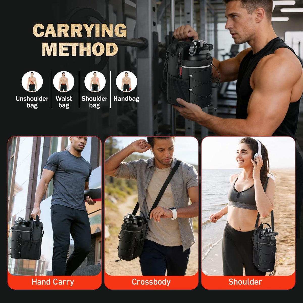 Magnetic Gym Bag