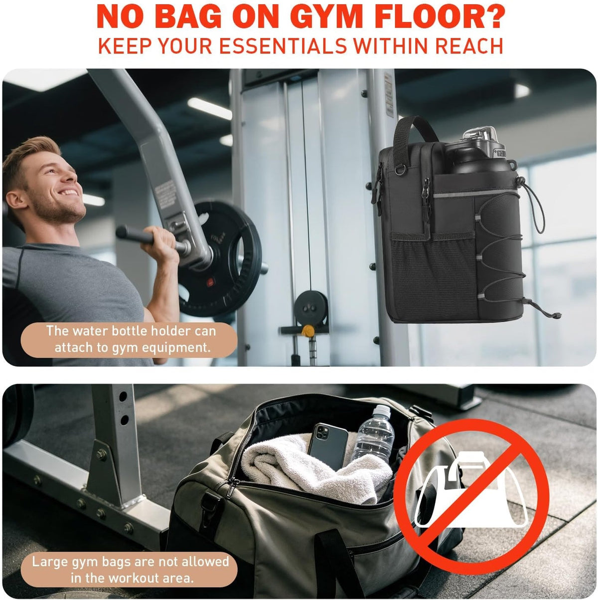 Magnetic Gym Bag