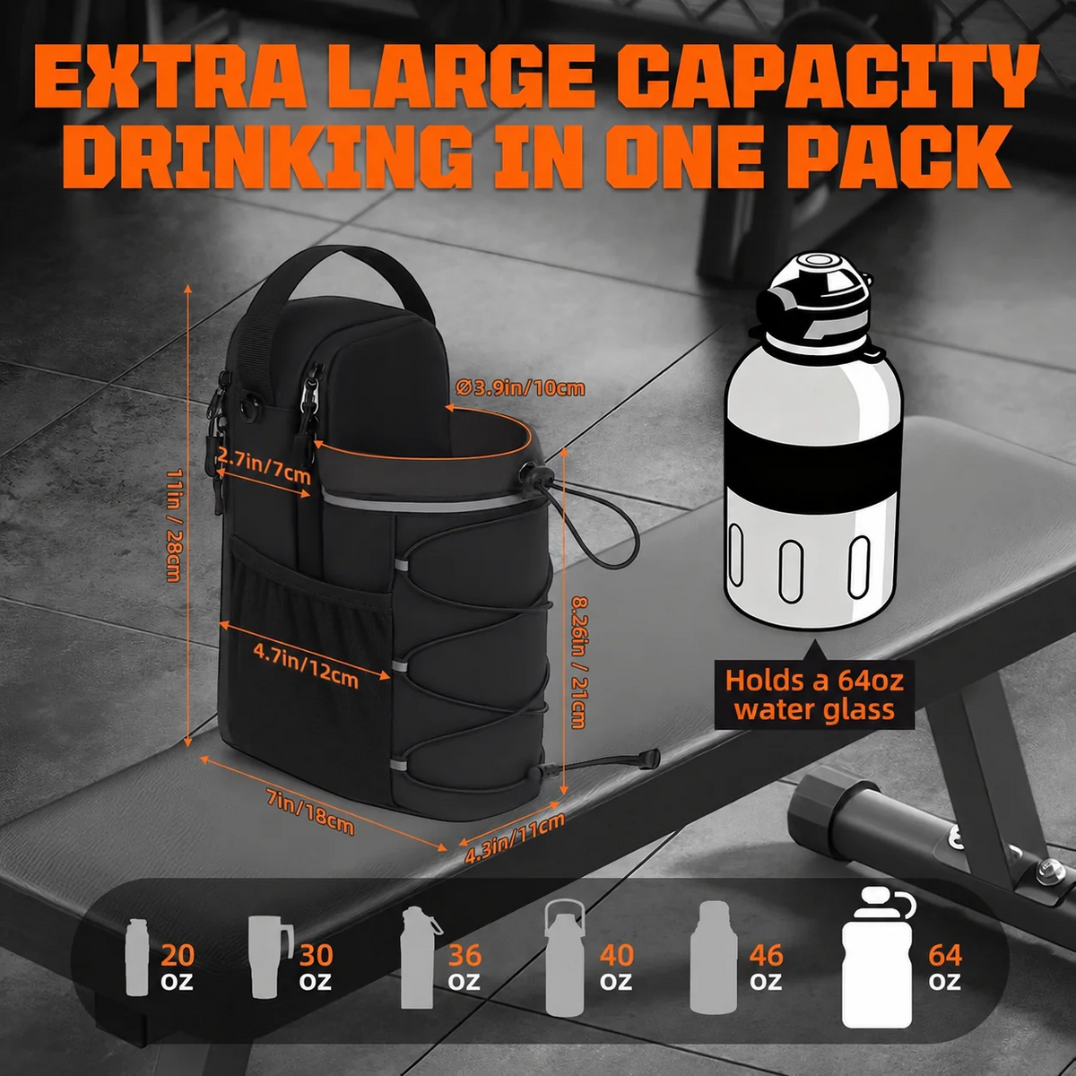 Magnetic Gym Bag