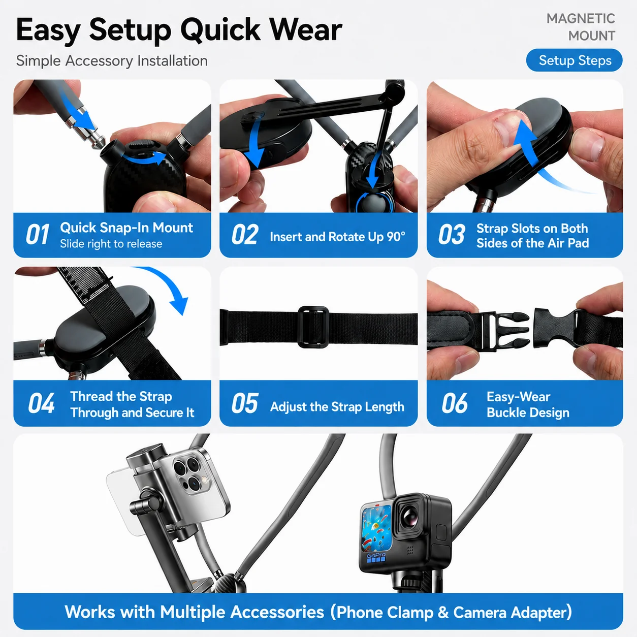 2-in-1 POV Neck Mount
