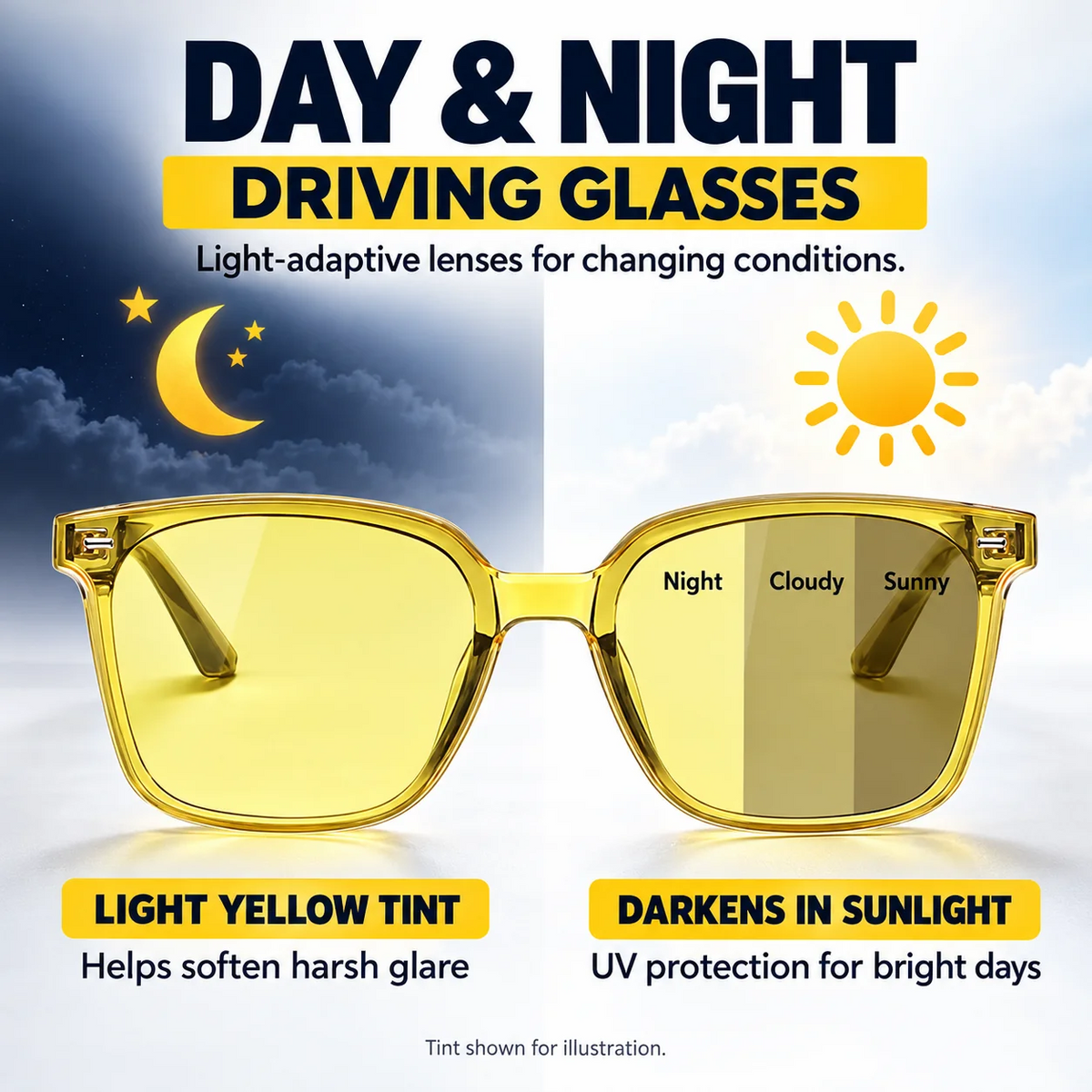 Day & Night Driving Glasses