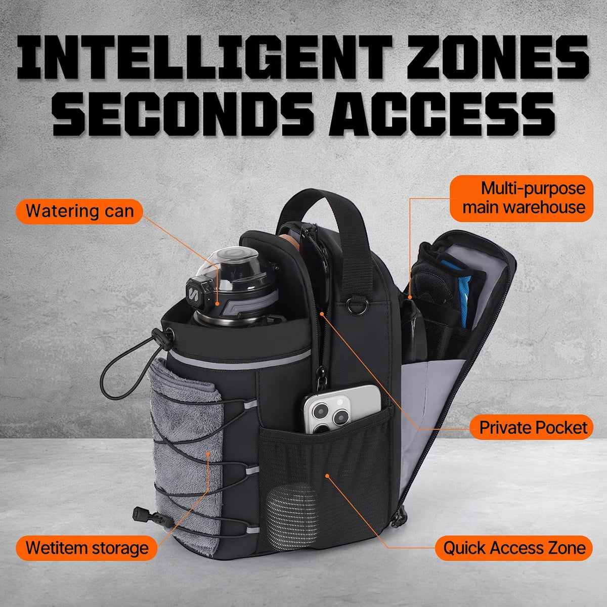 Magnetic Gym Bag