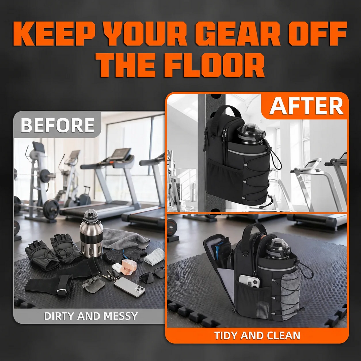 Magnetic Gym Bag